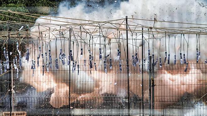 1ª MASCLETA DE LAS FALLAS 2015