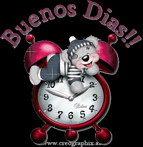 BUENOS DIAS Y CAMBIO DE HORA