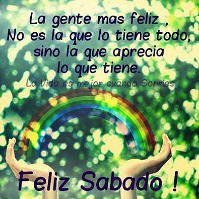FELIZ SABADO
