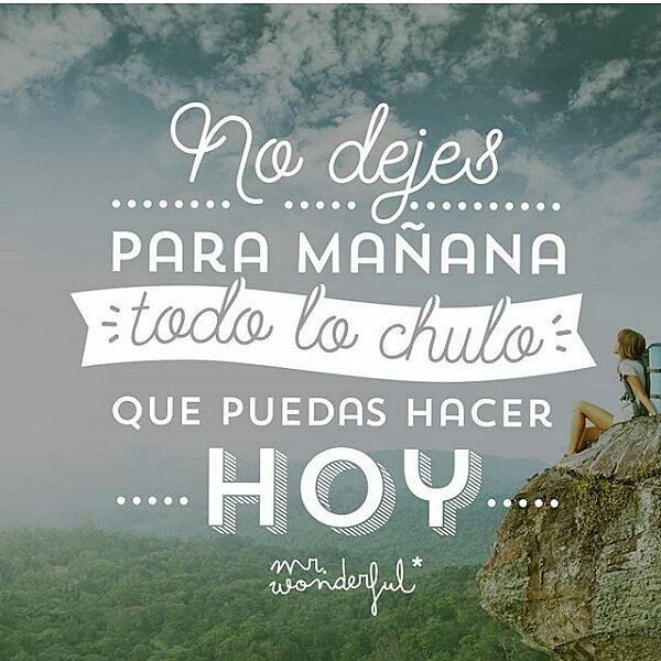 BUENOS DIAS. FELIZ MIERCOLES