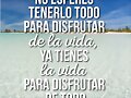 FELIZ MARTES Y... HASTA LA VUELTA DEL BALNEARIO