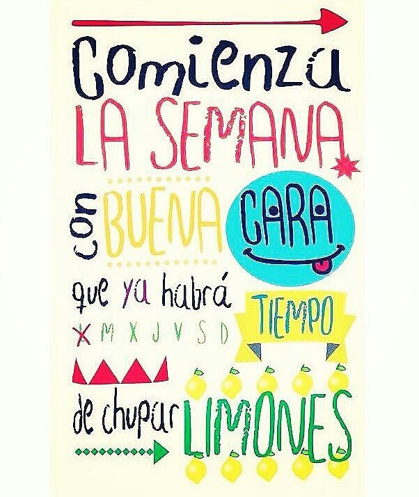 FELIZ LUNES Y FELIZ SEMANA