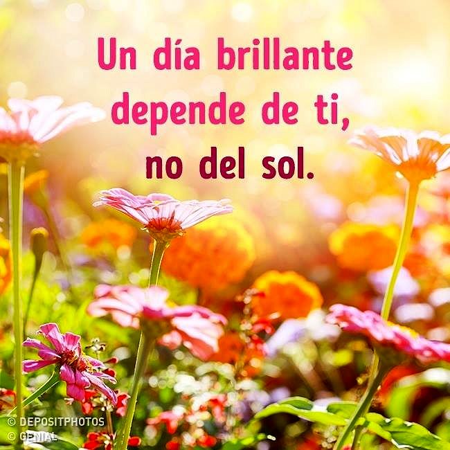 BUENOS DIAS. FELIZ SABADO