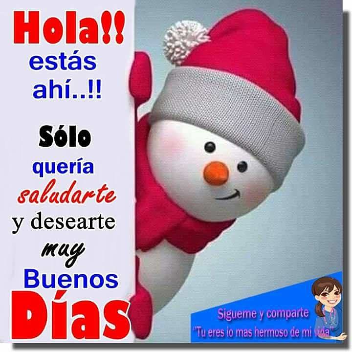 BUENOS DIAS. FELIZ DOMINGO