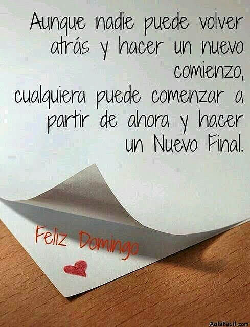 ¡FELIZ DOMINGO!