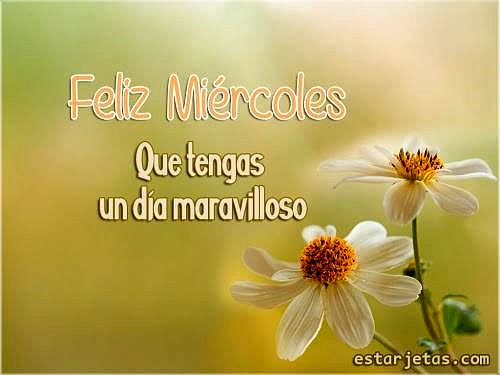 FELIZ MIERCOLES