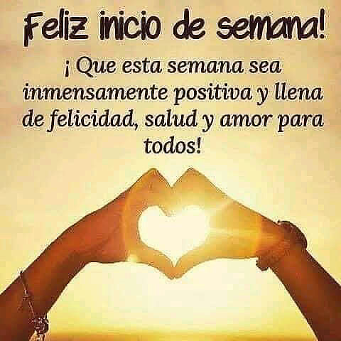 INICIAMOS OTRA SEMANA...