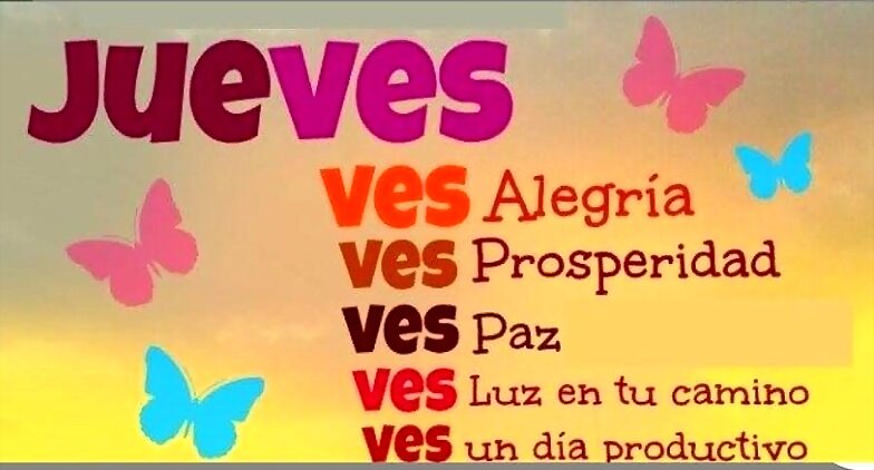 FELIZ JUEVES