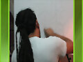 Pintando Meninas en casa