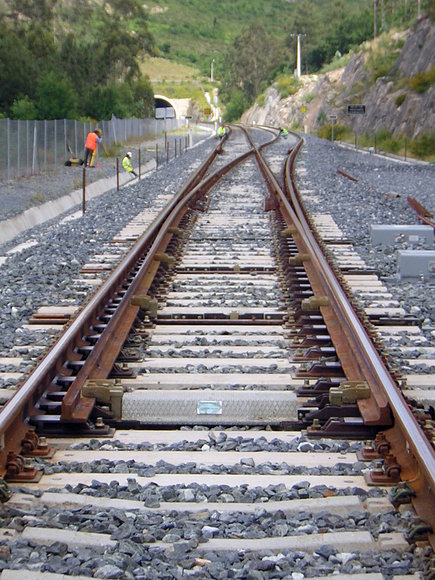 esperando el tren