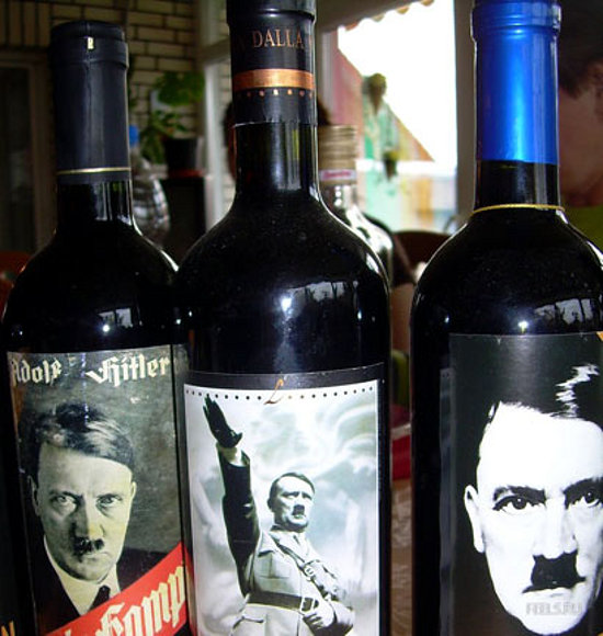 Botellas de vino.