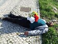 Parecia que estaba muerto.