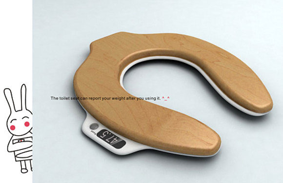 Asiento para baño con bascula.