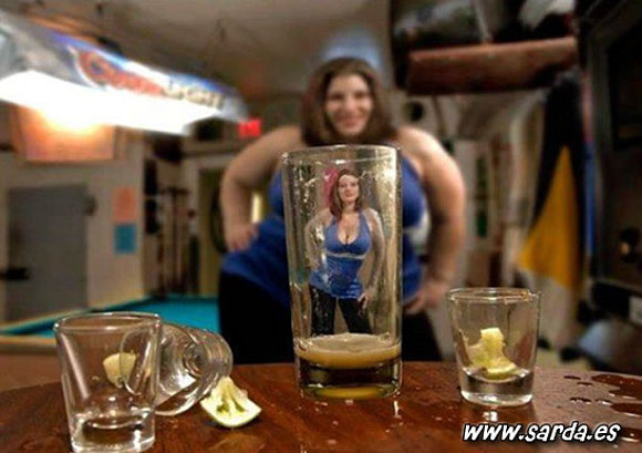Lo que hace el alcohol.