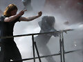 Disturbios en Berlin.