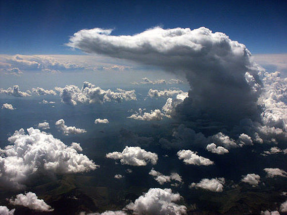 Desde el avion.