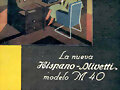 La maquina de escribir.
