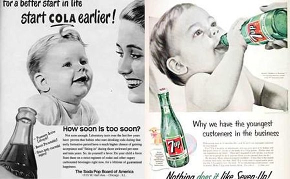 El bebe seven-up.