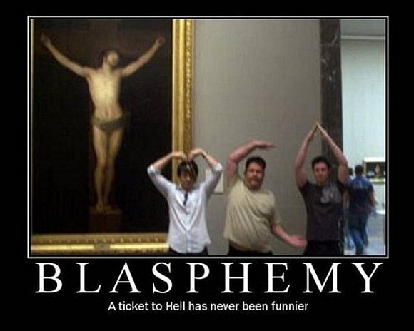 Blasfemos en accion.