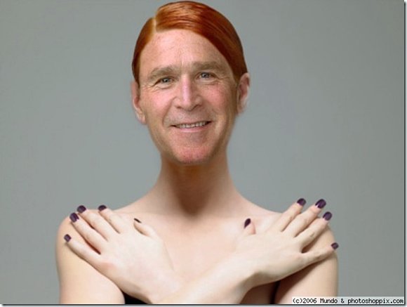 El frustrado señorito Bush.