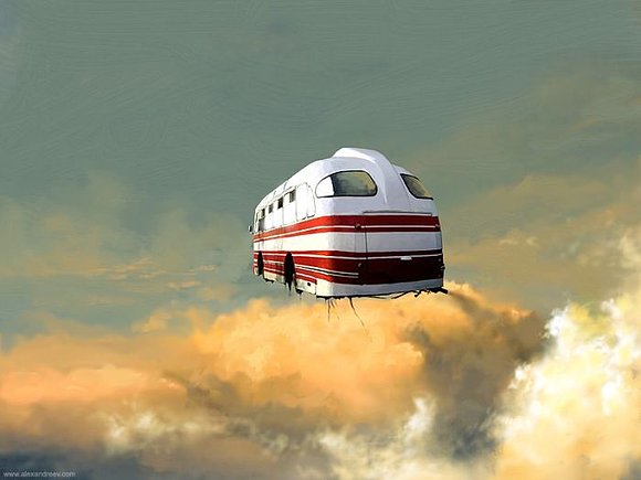 La ilusion viaje en un extrano vehiculo.
