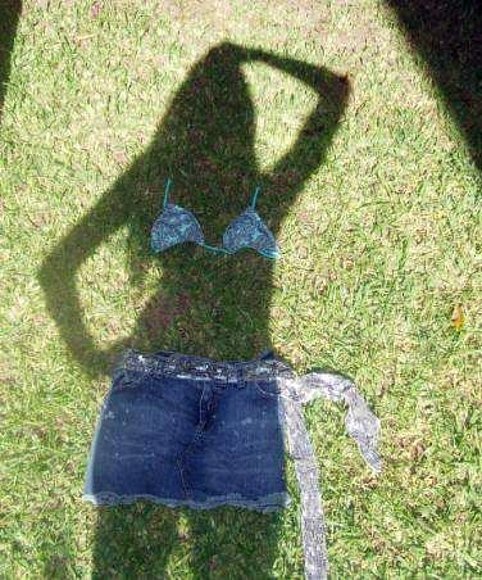 Jugando con la sombra.