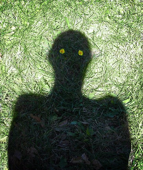 Jugando con la sombra.