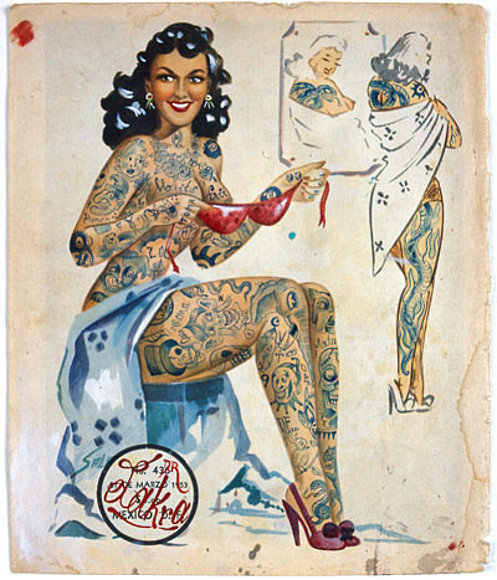 Cartel antiguo.