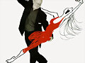 Bailando con la tinta.
