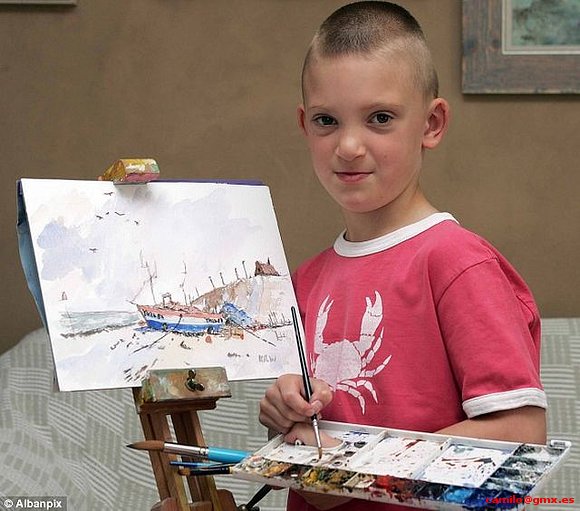 Niño Britanico talentoso.