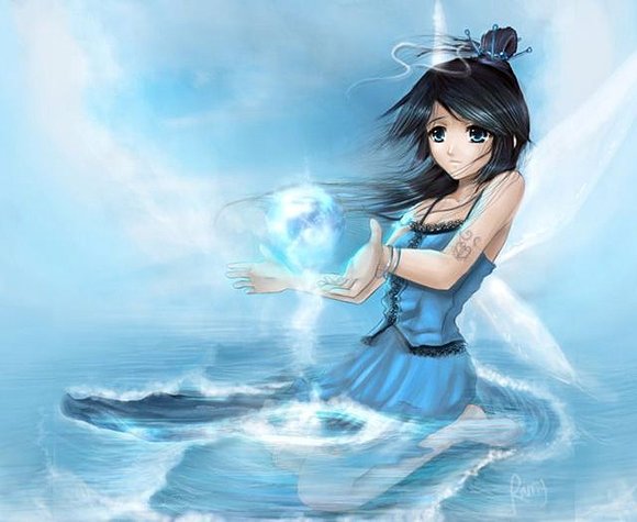 Angel del agua