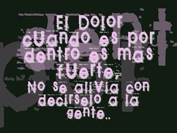 Se me ha congelado el alma
