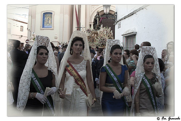 La Reina del Verdeo 2009 y su corte Arahal