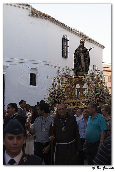 La Patrona por las calles de Arahal