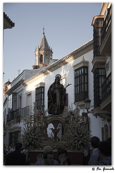 La Patrona por las calles de Arahal