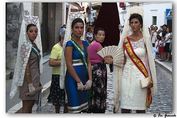 La Reina del Verdeo 2009 y su corte Arahal