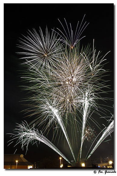 Fuegos artificiales Feria del Verdeo Arahal 2010