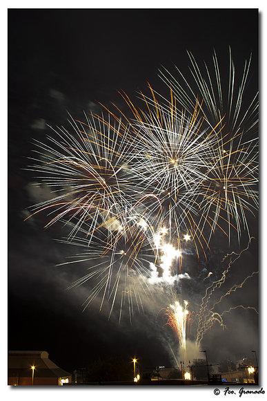 Fuegos artificiales Feria del Verdeo Arahal 2010