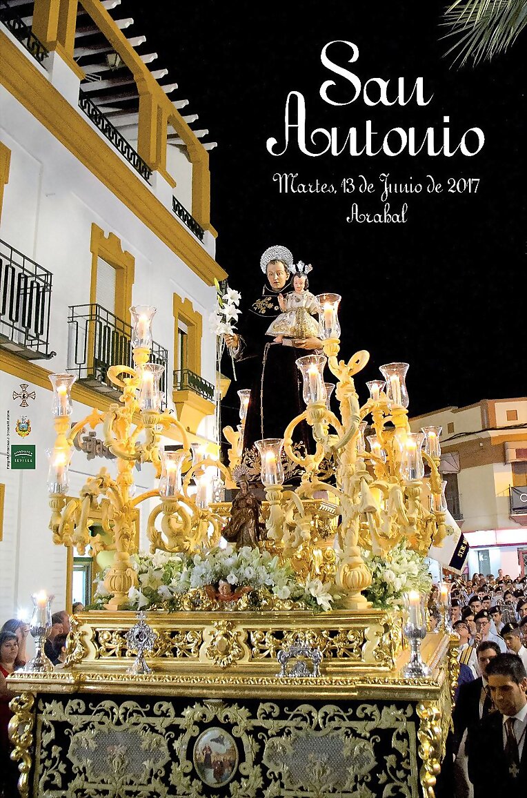 Cartel San Antonio Arahal 2017 por #FranGranado