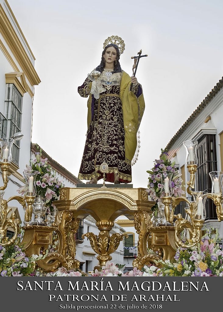 Cartel Fiestas Patronales de Arahal 2018 por #Fran