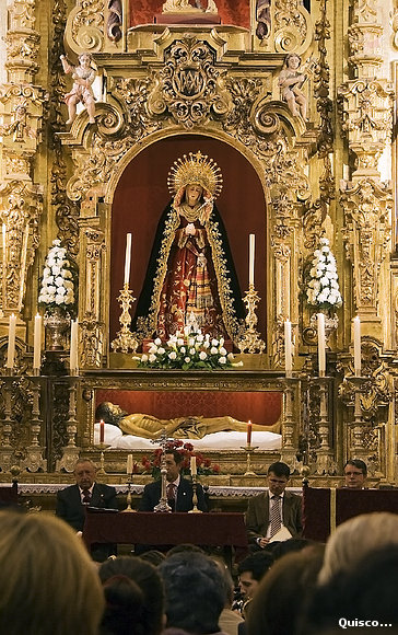 Exaltación Siete Dolores Hermandad Santo Entierro