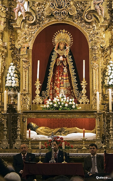 Exaltación Siete Dolores Hermandad Santo Entierro
