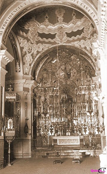 Foto Antigua Altar Mayor del Santo Cristo
