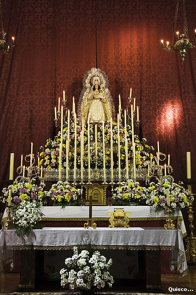 Altar de la Hermandad de Montemayor Triduo 2010