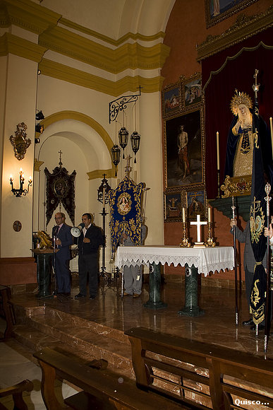 Simpecado de la Hermandad de Montemayor de Arahal