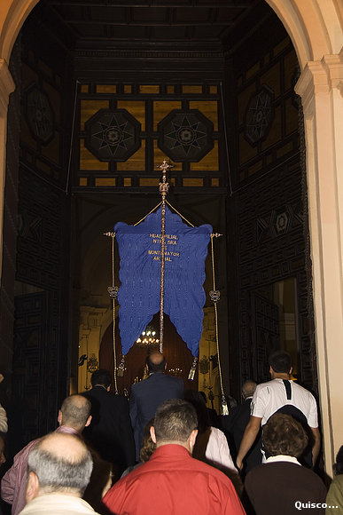 Llegada al Templo del Rosario de las Antorchas