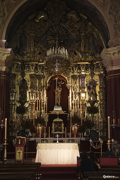 Altar Mayor del Santo Cristo Quinario Hermandad
