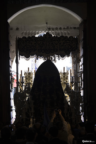 Salida procesional de la Virgen de la Hiniesta2010