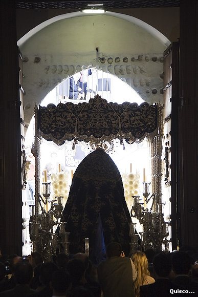 Salida procesional de la Virgen de la Hiniesta2010