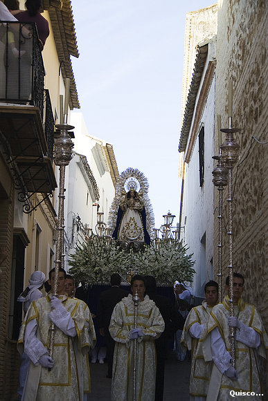 La Virgen de Montemayor por las calles de Arahal